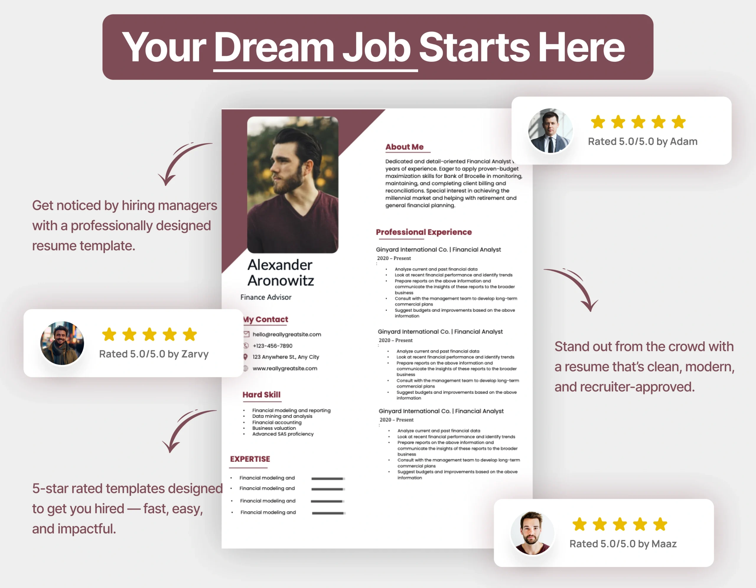 Minimalist IT Manager Resume Template - Image 4