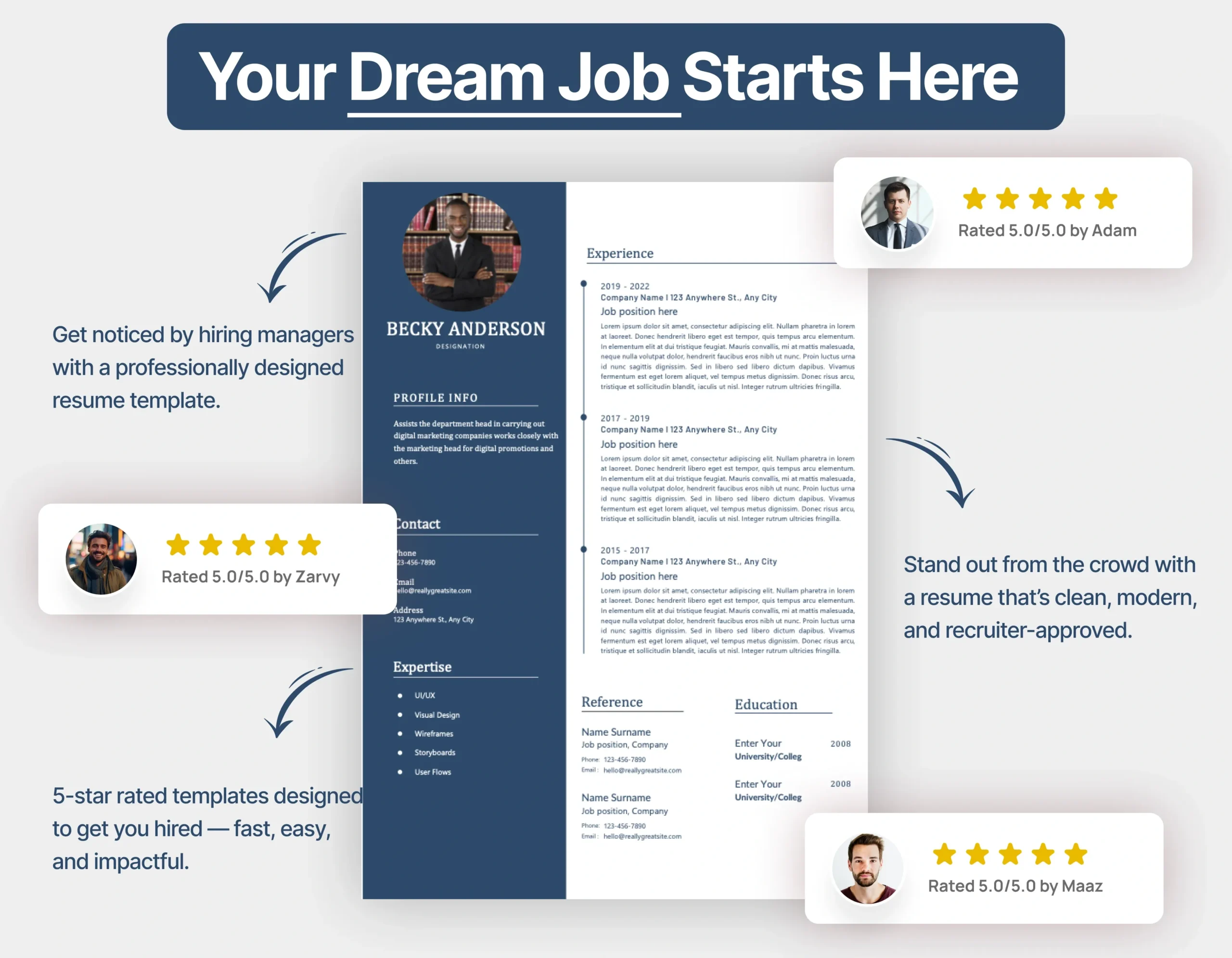 Modern Pharmacist Resume Template - Image 3